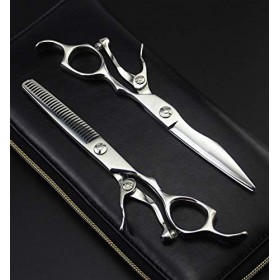 WYGC Coiffure Professionnelle 6,0 Pouces Argent Acier Inoxydable Bangs Coupe La Texture Ciseaux De Coiffure Personnalisés Cis