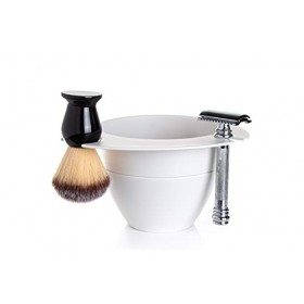 ShaveBowl Bol de rasage modulaire fabriqué aux États-Unis - Blanc