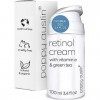 Poppy Austin Retinol, Creme Retinol Pure 100 ml Visage - Retinol Cream Végane à la Vitamine E & Thé Vert - Hydratant Bio pour