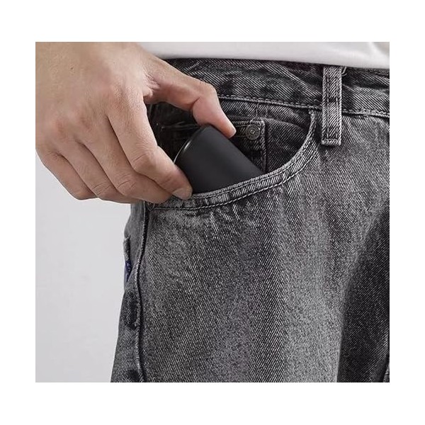 ARTSZY Rasoir électrique Lavable de Taille de Poche, Hommes de Voyage Portables électriques for Hommes,USB Charge Rapide, imp