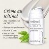 Poppy Austin Retinol, Creme Retinol Pure 100 ml Visage - Retinol Cream Végane à la Vitamine E & Thé Vert - Hydratant Bio pour...