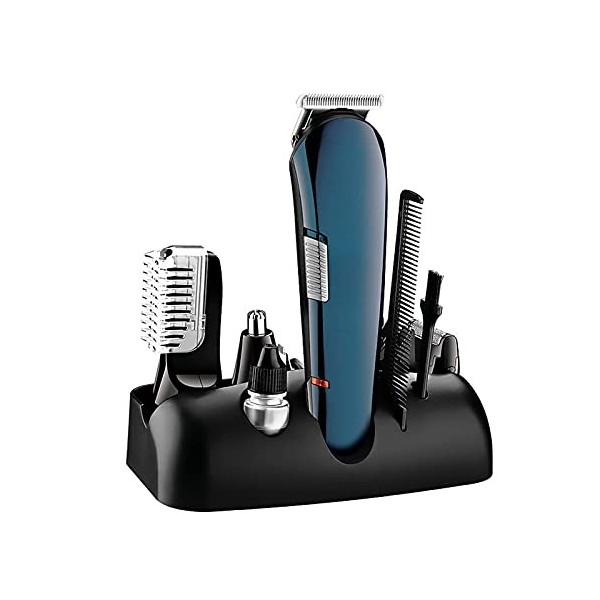 Tondeuse à Cheveux pour Homme, Tondeuse à Cheveux 5 en 1, Chargement USB, Rasoir électrique Multifonction, Tondeuse à Sourcil