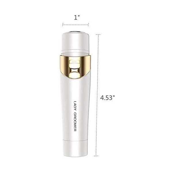 CAFFIA Tondeuse à poils de nez rechargeable par USB for femmes et hommes, tondeuse à sourcils professionnelle Tondeuse à poil