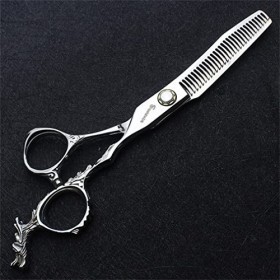 KOAIEZ Ciseaux De Coiffure De Coiffure en Acier Inoxydable De 6,0 Pouces, Cisaillements De Coiffure À Salon Multifonctionnel 