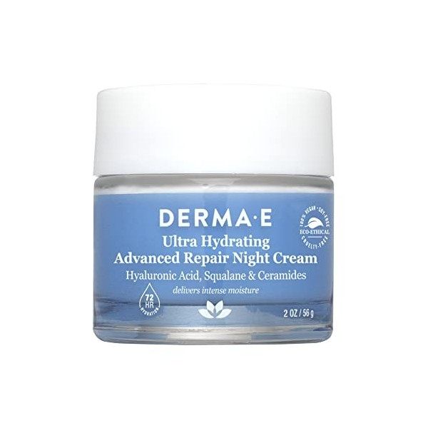derma e Hyaluronic Acid Night Cr?me, 2-Ounces Crème Jour et Nuit