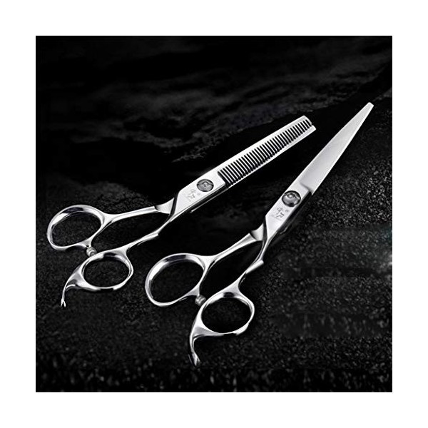 Chaomeiart 6.0 Pouces Professionnel Coiffure Ciseaux De Coiffure Salon De Coiffure Set Japan Steel 440C Haute Qualité Dents C