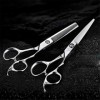 Chaomeiart 6.0 Pouces Professionnel Coiffure Ciseaux De Coiffure Salon De Coiffure Set Japan Steel 440C Haute Qualité Dents C