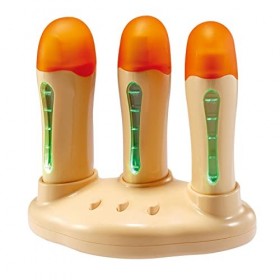 Chauffe Cires Chauffe Cire Professionnel Épilation du Visage Rasage Température Réglable Électrique,Yellow,52X44X70mm