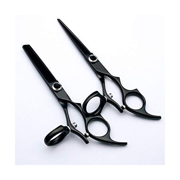 Outils de coupe des cheveux Cisaillement plat de coupe de cheveux de coiffeur de 5,5 pouces professionnel, cisaillement plat 