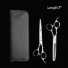 XINGYU Ciseaux à Cheveux Ciseaux de Coupe Outils pour Cheveux Convient pour Salon de Coiffure Animaux 2Pcs 7 Pouces