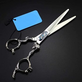 Ensemble de ciseaux de coiffure, ciseaux de barbier professionnels de 6 pouces, adaptés au barbier/coiffeur/salon de coiffure...