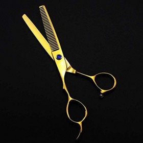 Ciseaux De Cheveux Professionnels pour Gauchers, Lame Tranchante Coupe De Cheveux Salon Ciseaux Ciseaux De Coiffeur Ciseaux D...