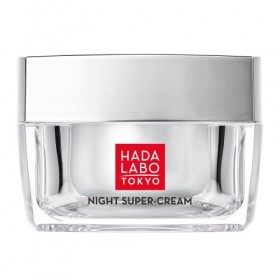 Hada Labo Tokyo Premium Night Cream Anti-âge Hydratant visage à lacide hyaluronique, creme hydratante visage, acide hyaluron ...