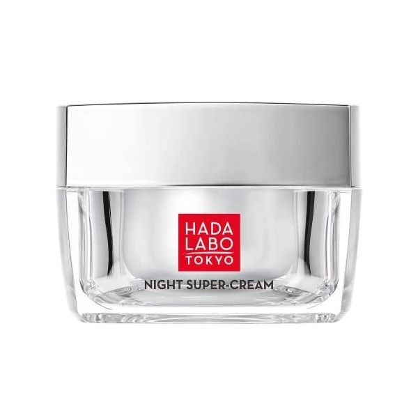 Hada Labo Tokyo Premium Night Cream Anti-âge Hydratant visage à lacide hyaluronique, creme hydratante visage, acide hyaluron ...