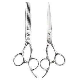 Professionnel Ciseaux De Coiffure Salon De Coiffure Set 6.0 Pouces en Acier Inoxydable Salon De Coiffure Styling Coupe Ciseau