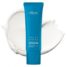 Skin Chemists Anti-Ageing Hyaluronic Acid 1% Night Cream | Protège contre les rides et ridules |50ml Crème Jour et Nuit
