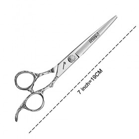 Ciseaux pour Animaux de Compagnie Ciseaux de Coiffure Professionnels de 7 Pouces Ensemble de Ciseaux de Coiffure Exquis Motif...