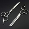 6 Pouces Set Ciseaux de Coiffure, Ciseaux Cheveux Ciseaux de Coiffure Ciseaux de Coiffure, Argent, Ensemble