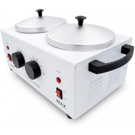 KEDUODUO Chauffe-Cire Double Pot Chauffe-Cire, Chauffe-Cire Beauty Spa, Équipement De Salon Professionnel, Température Réglab