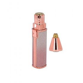 XYLXJ Rasoir à poils du visage pour femme, 2 en 1, rechargeable par USB, épilateur électrique portable pour joues, menton, lè