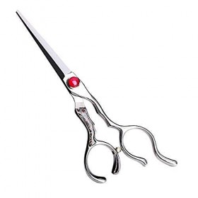 Ciseaux de Cheveux Professionnels - Ciseaux de Coupe pour caisses de Coupe de Cheveux de 60 Pouces de barbier pour Rasoir pou...