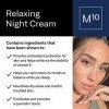 Crème Nuit Relaxante Facetheory M10 à base dAcide Hyaluronique, Vitamines C & E & Huile dArgan | Anti-âge, réduit rides & r