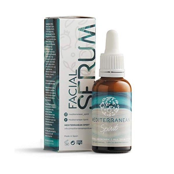 Sérum Visage Vitamine C, Vitamine E Resvératrol Acide Férulique Anti-tâches Anti-rides Hydratant Illuminateur Soin Toutes Pea...