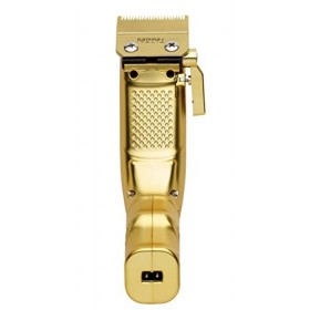GAMMAPIU GOLDEN GUN Collectors Edition, Rasoir électrique pour homme Gold, Tondeuse professionnelle, Lame Fade 45mm en Titan