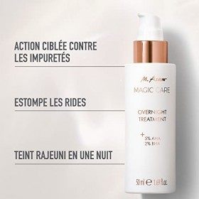 M. Asam MAGIC CARE Overnight Treatment Sérum de nuit régénérant 50 ml – Sérum aux acides de fruits exfoliants pour sublimer C...