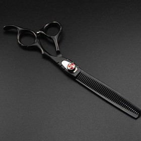 Ciseaux de Coiffure Professionnels Noirs, Ensemble facultatif de Ciseaux colorés pour Salon de Coiffure ou Usage Domestique, 