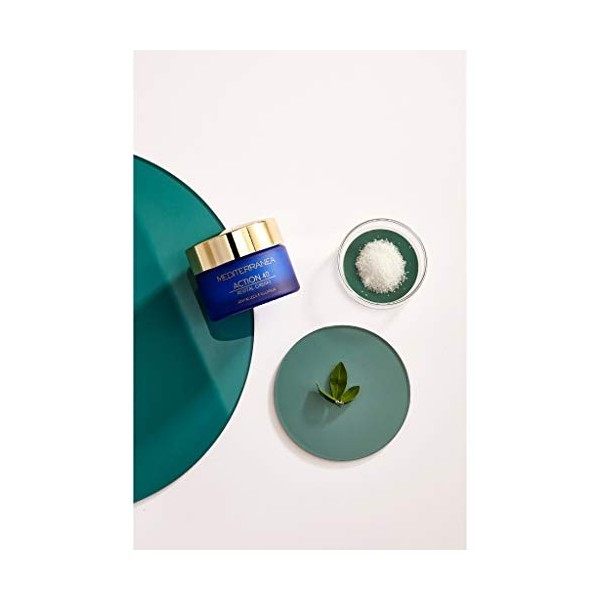 Mediterranea - Action 40 Revital Cream - Crème de Jour et de Nuit Anti-âge à lAcide Hyaluronique pour la Peau du Visage - Tr ...