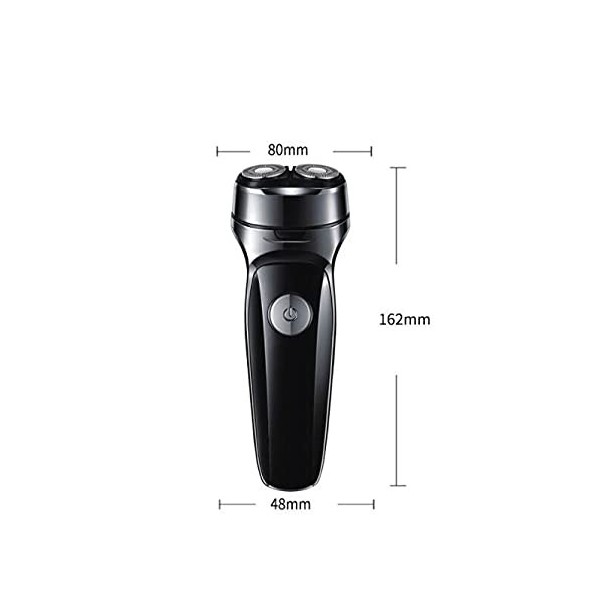 XIXIDIAN Shavers rotatifs pour Hommes, Hommes pour Trimmer à Rasoir électrique, Rasage Flottant à 360 degrés, Rasoir Rotatif 