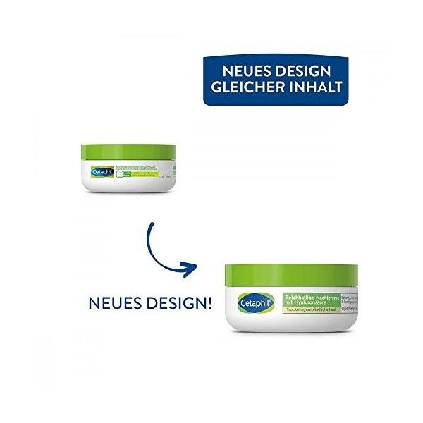 CETAPHIL crème de nuit riche à lacide hyaluronique 48 g Crème Jour et Nuit
