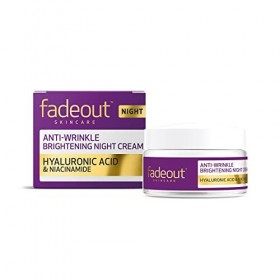 Fade Out Anti Wrinkle Brightening Night Cream with Hyaluronic Acid & Niacinamide 50ml Crème Jour et Nuit