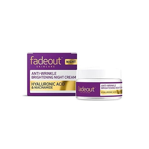 Fade Out Anti Wrinkle Brightening Night Cream with Hyaluronic Acid & Niacinamide 50ml