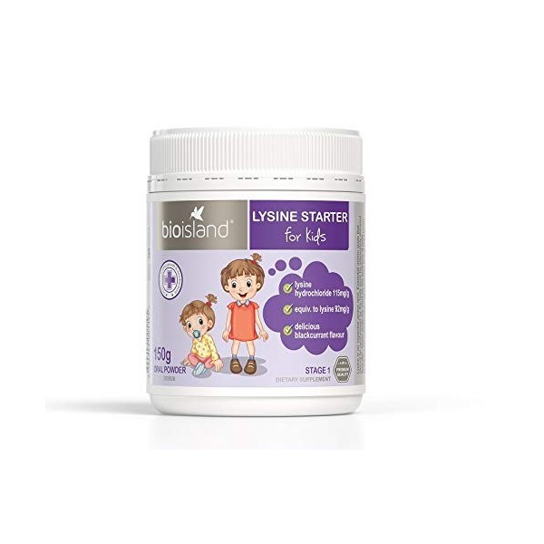 Bio Island Lysine Starter pour enfants 150 g Poudre orale