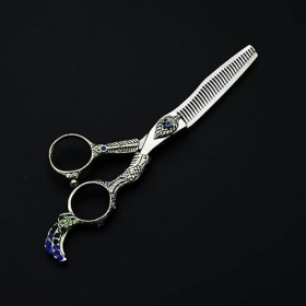 Ciseaux de coupe de cheveux, 6 pouces en acier inoxydable 440C Salon de coiffure coupe de cheveux ciseaux de coiffeur accesso...