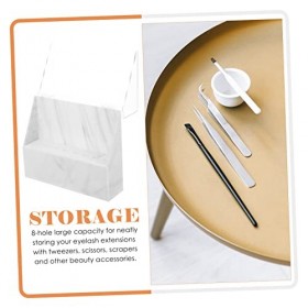 Pincettes dextension de cils, 5 pièces, présentoir de pincettes, support de cils, fournitures dextension de cils, pincettes R...