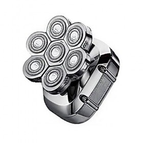 Rasoir électrique pour hommes, 7 têtes de coupe multi kit de toilettage affichage numérique rasoir électrique tondeuse à chev