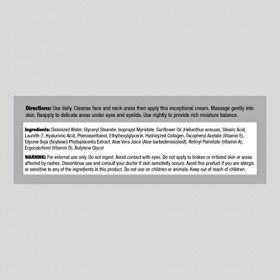 Crème de nuit au collagène et placenta, acide hyaluronique, 4 oz 113 g 