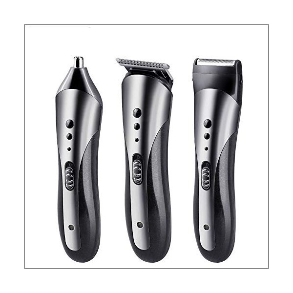 ZLXDP 3 en 1 Machine de Coupe sans Fil Cheveux for Les Hommes du Corps de Rasoir, Tondeuse à Cheveux Professionnel Homme, Cou