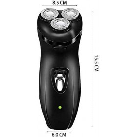 XIXIDIAN Shavers électriques pour Hommes, Rasoir Rasoir avec Tondeuse à Barbe Pop-up humile Humide Usage Sec, Rasoir électriq