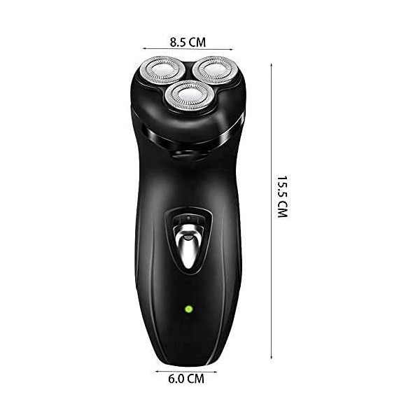 XIXIDIAN Shavers électriques pour Hommes, Rasoir Rasoir avec Tondeuse à Barbe Pop-up humile Humide Usage Sec, Rasoir électriq