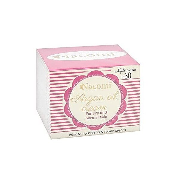 NACOMI Argan Cream Crème à nuit lacide hyaluronique 30+ 50ml Crème Jour et Nuit