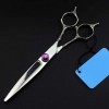 Purple gem 6.0" Japan Hair Scissors, Teflon Shears Ciseaux de Coiffure Bon marché Ciseaux Amincissants de Coiffeur Coiffeur R