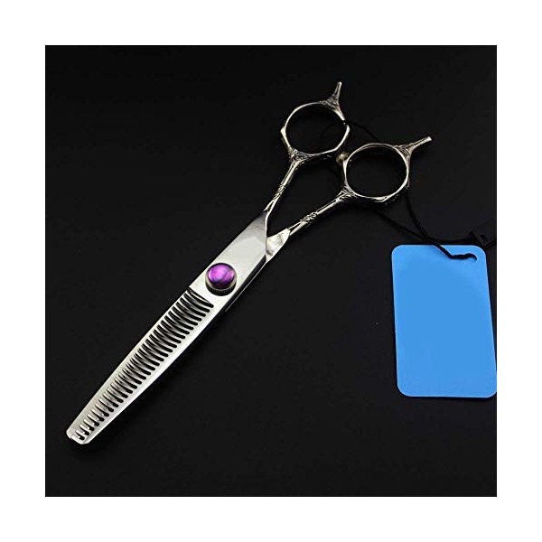 Gemme Violette Japon Ciseaux de Cheveux, Ciseaux en téflon Ciseaux de Coiffure Bon marché Ciseaux Amincissants de Coiffeur Co