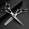 HAOTING Ciseaux de Coupe de Cheveux 6"Ciseaux de Coiffure Ensemble de Ciseaux de Coiffure Main Gauche, ajusteur de Peigne de 