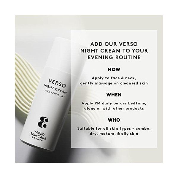 Verso - No. 3 Night Cream 50 ml Crème Jour et Nuit
