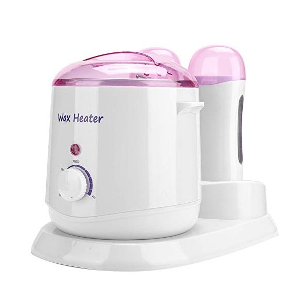 3 in 1 wax warmer, 800ml temperature control hair removal wax heater, professional wax heater wax set for depilation of legs 