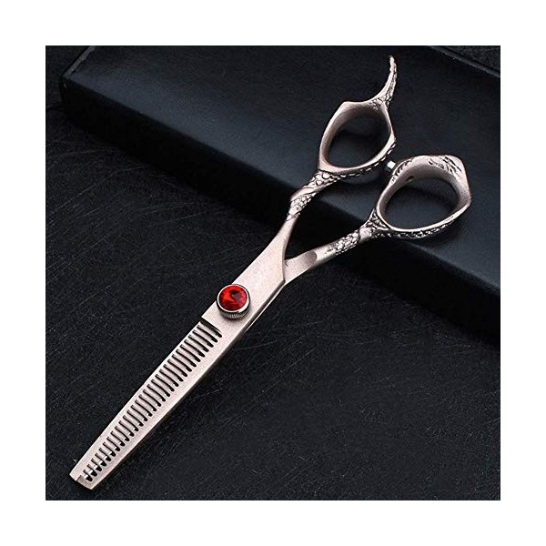 Kit de ciseaux de coupe de cheveux, ciseaux de coiffure professionnels lisses, ciseaux à cheveux, ciseaux amincissants dents